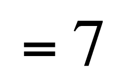 Svar = 7