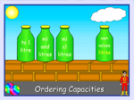 Ordering capacities