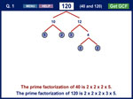 factor trees