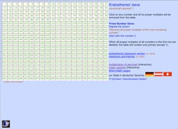 Eratosthenes' sieve